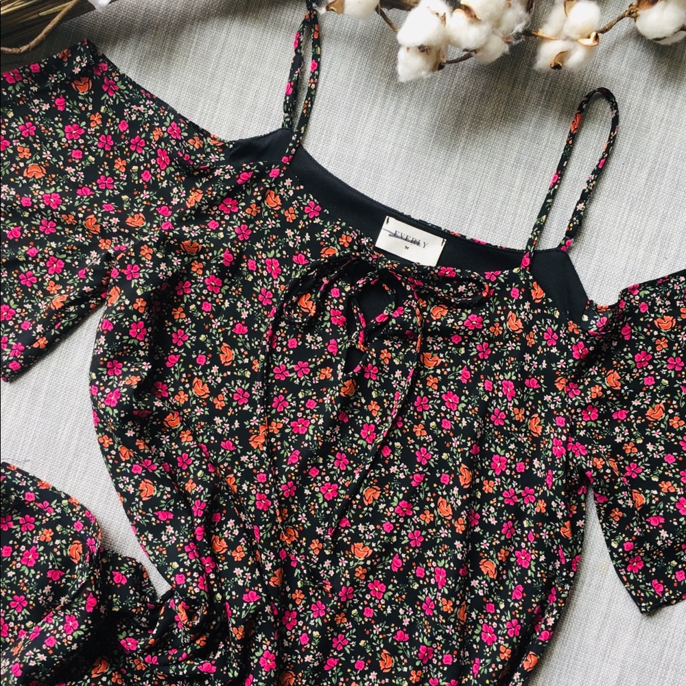New Anthropologie Everly Floral Dress